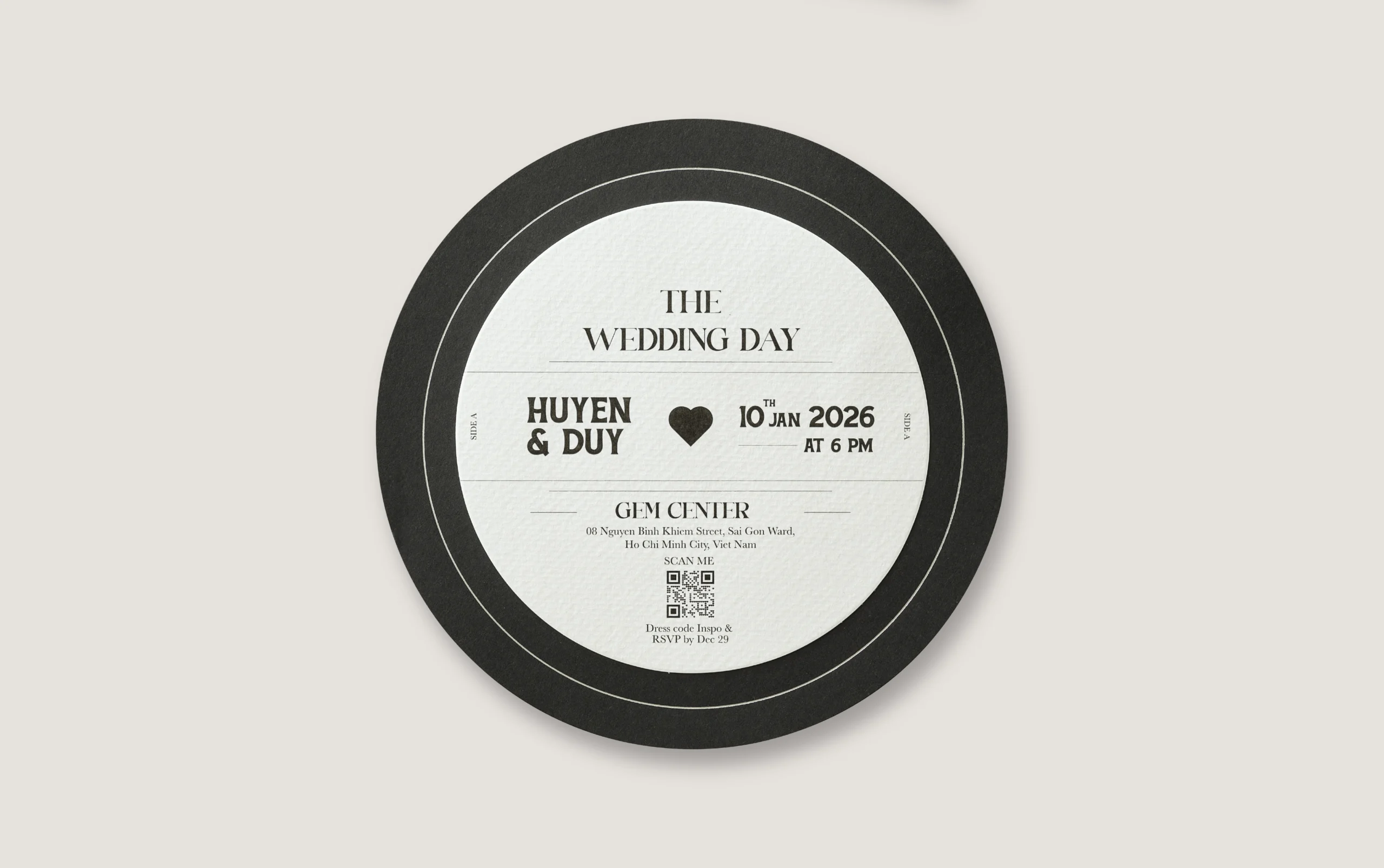 thiệp cưới CD