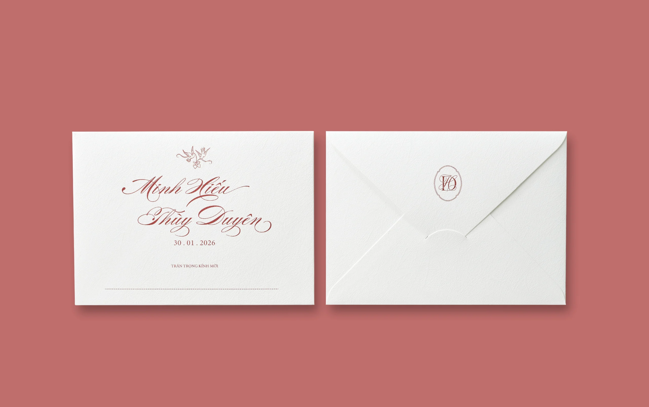 thiệp cưới dễ thương