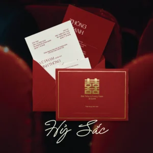 thiệp cưới sang trọng