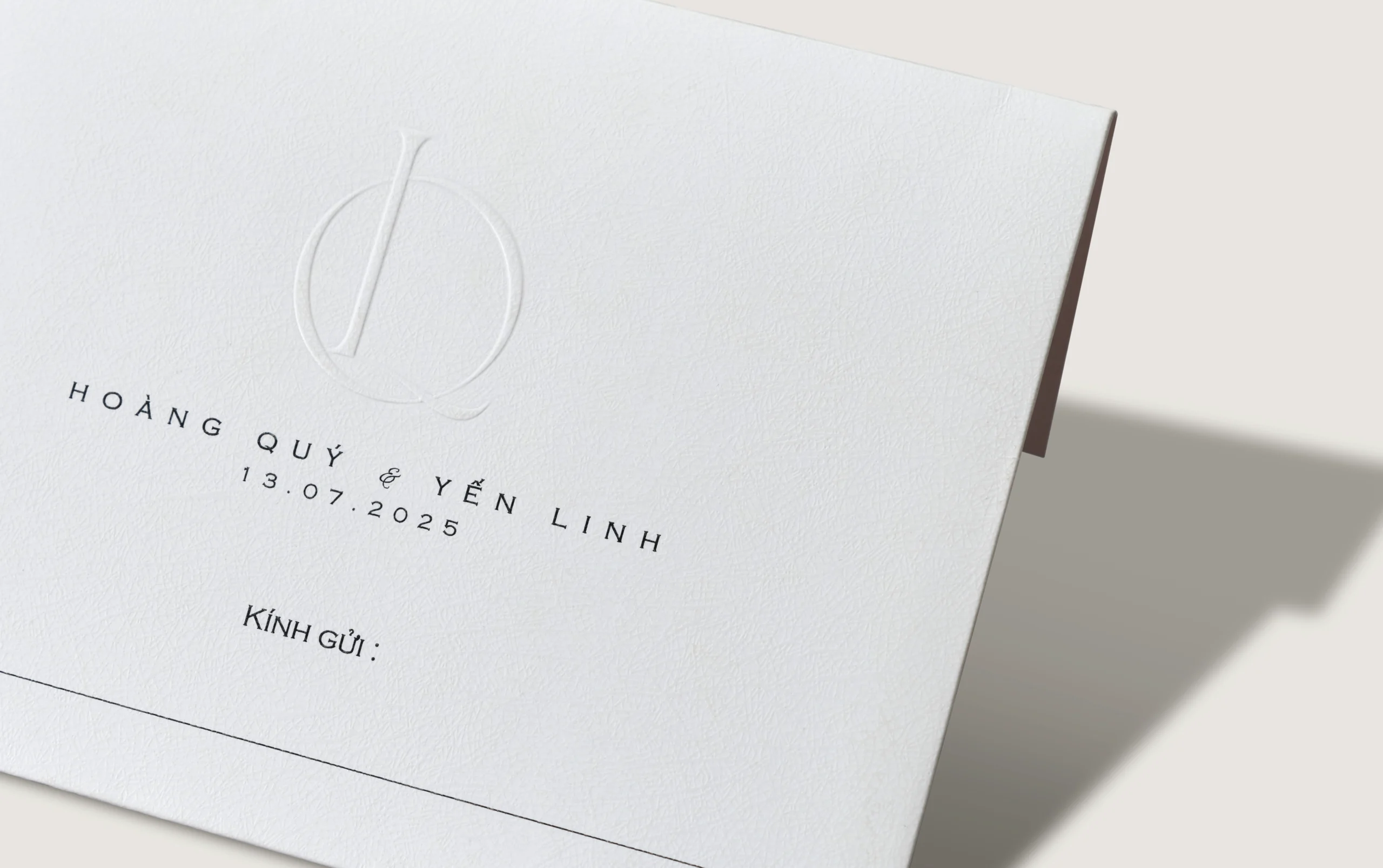 thiệp cưới đơn giản